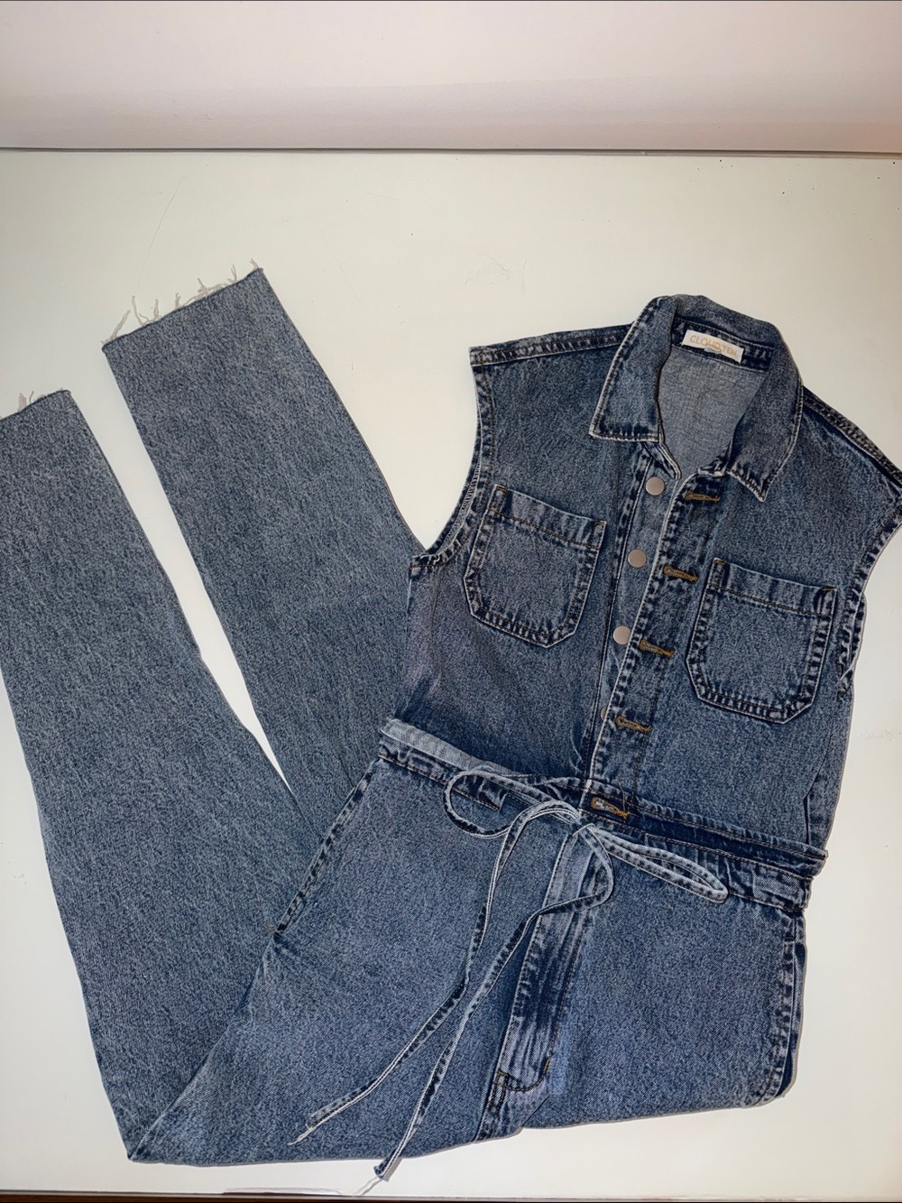 Denim jumpsuit
